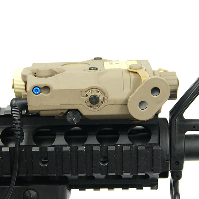AN/PEQ-15 Red Laser w/ White LED Flashlight Torch IR illuminator